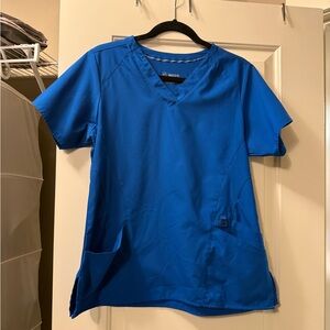 WonderWink Royal Blue Short Sleeve Top